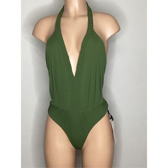 New. Johanna Ortiz green Seashell swimsuit. Small. Retails $495 - Picture 7 of 11